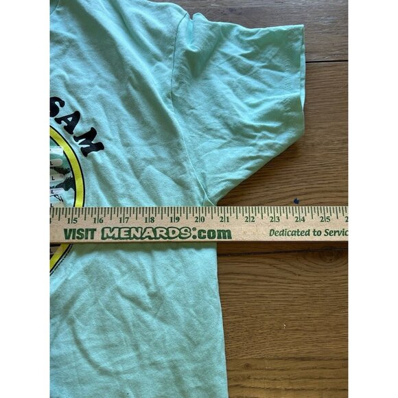 Yosemite Sam Half Dome Looney Tunes Delta T Shirt Mens‎ Adult Large Green NWT - Picture 9 of 10